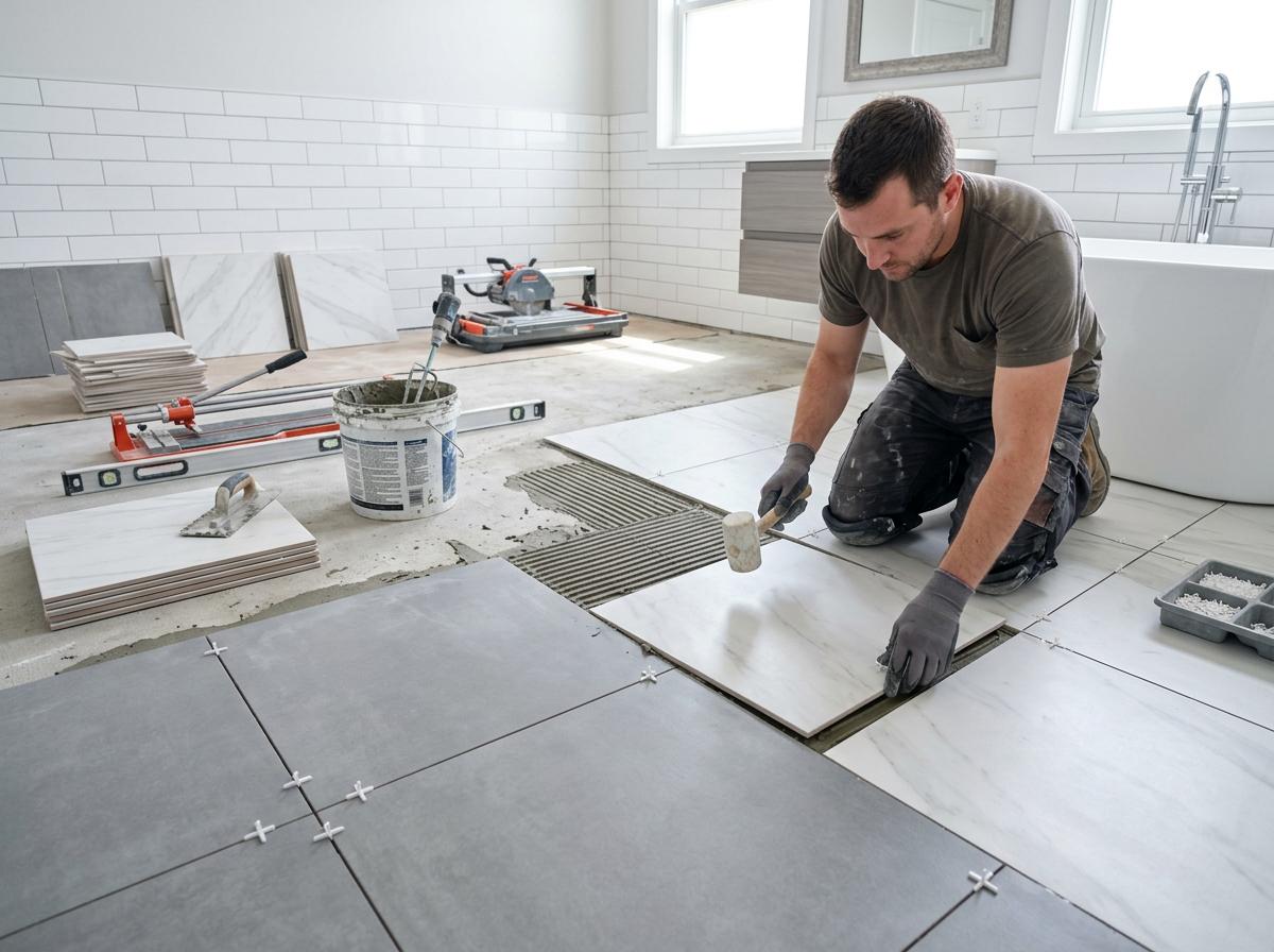 Professional tile installation for floors and backsplashes in Mount Dora FL